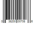 Barcode Image for UPC code 038200007086