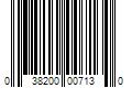 Barcode Image for UPC code 038200007130