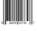 Barcode Image for UPC code 038200007307