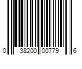 Barcode Image for UPC code 038200007796