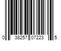 Barcode Image for UPC code 038257072235