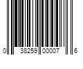 Barcode Image for UPC code 038259000076