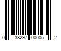 Barcode Image for UPC code 038297000052