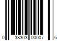 Barcode Image for UPC code 038303000076