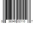 Barcode Image for UPC code 038345021107