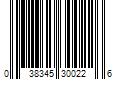 Barcode Image for UPC code 038345300226