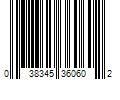 Barcode Image for UPC code 038345360602