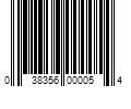 Barcode Image for UPC code 038356000054