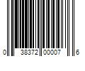 Barcode Image for UPC code 038372000076