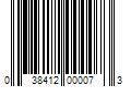 Barcode Image for UPC code 038412000073