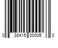 Barcode Image for UPC code 038415000063