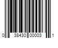 Barcode Image for UPC code 038430000031