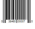 Barcode Image for UPC code 038460000070