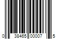 Barcode Image for UPC code 038465000075