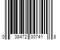 Barcode Image for UPC code 038472007418. Product Name: Balega Hidden Comfort Lightweight Running Sock Denim, M