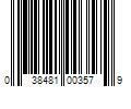 Barcode Image for UPC code 038481003579