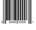 Barcode Image for UPC code 038493000061