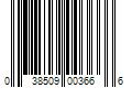 Barcode Image for UPC code 038509003666