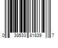 Barcode Image for UPC code 038533818397