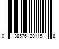 Barcode Image for UPC code 038576281158