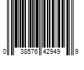 Barcode Image for UPC code 038576429499