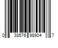 Barcode Image for UPC code 038576989047