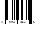 Barcode Image for UPC code 038594002575