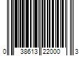 Barcode Image for UPC code 038613220003