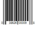 Barcode Image for UPC code 038626000098