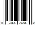 Barcode Image for UPC code 038647000060