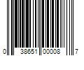 Barcode Image for UPC code 038651000087