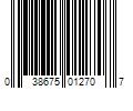 Barcode Image for UPC code 038675012707