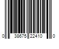 Barcode Image for UPC code 038675224100