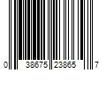 Barcode Image for UPC code 038675238657