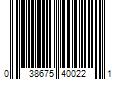 Barcode Image for UPC code 038675400221