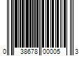 Barcode Image for UPC code 038678000053