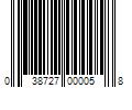 Barcode Image for UPC code 038727000058