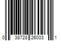 Barcode Image for UPC code 038728260031