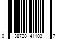 Barcode Image for UPC code 038728411037. Product Name: General Tools 1/4 in. Dia. x 0.25 in. Dia. Brass Grommet 24 pk