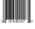 Barcode Image for UPC code 038762000075