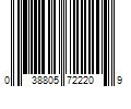 Barcode Image for UPC code 038805722209