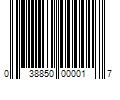 Barcode Image for UPC code 038850000017