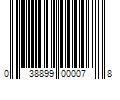 Barcode Image for UPC code 038899000078