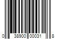 Barcode Image for UPC code 038900000318