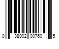 Barcode Image for UPC code 038902007605