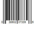 Barcode Image for UPC code 038902073396