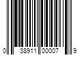 Barcode Image for UPC code 038911000079