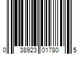 Barcode Image for UPC code 038923017805