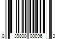 Barcode Image for UPC code 039000000963