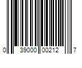 Barcode Image for UPC code 039000002127